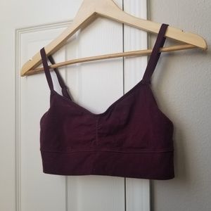Aerie Maroon Cotton Wireless Bralette